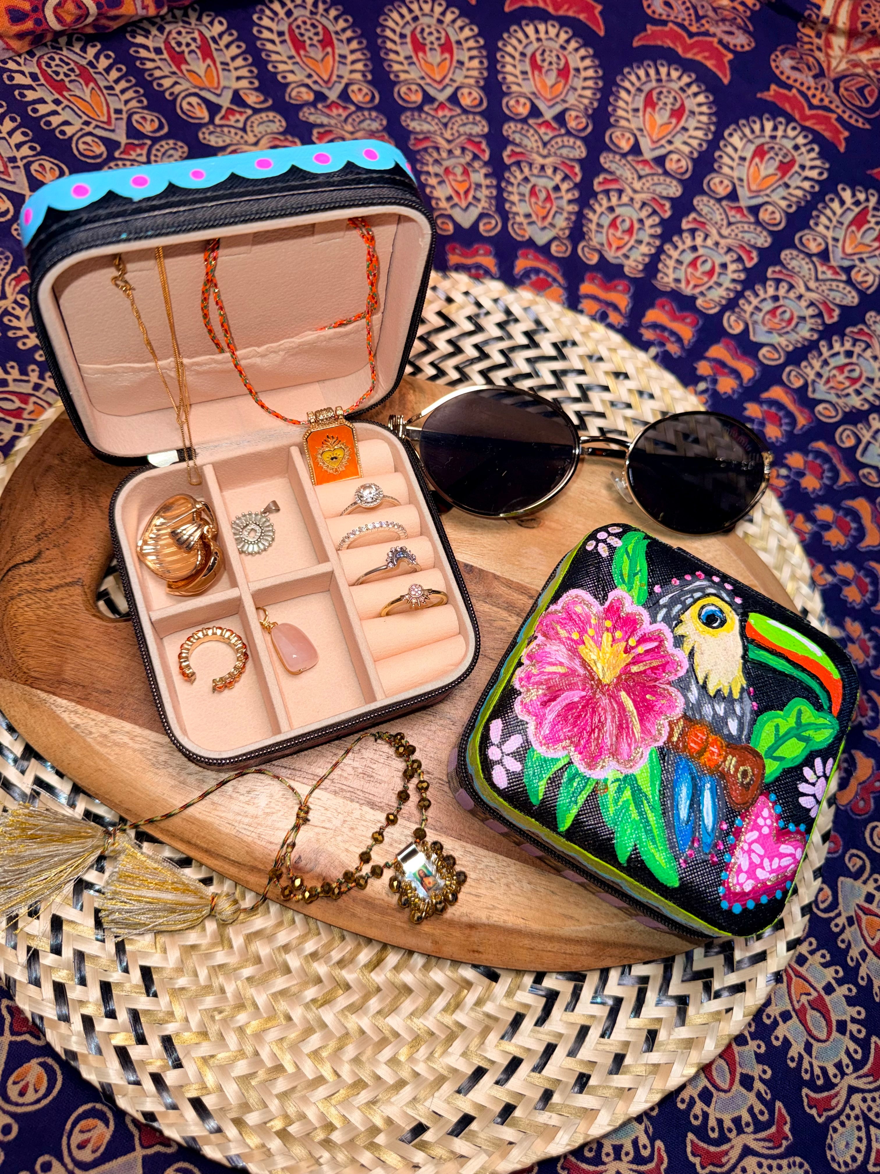 Toucan Hand-Painted Jewellery Box