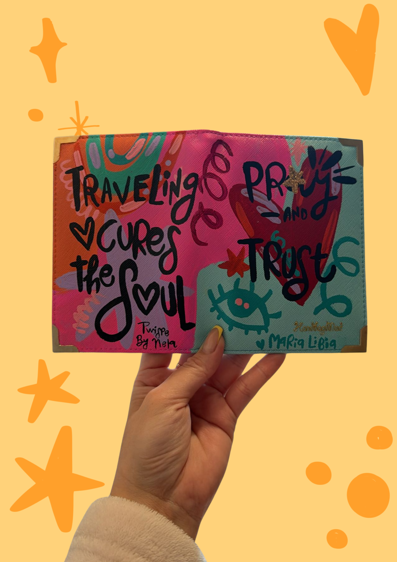 Travelling Cures the Soul Passport Cover